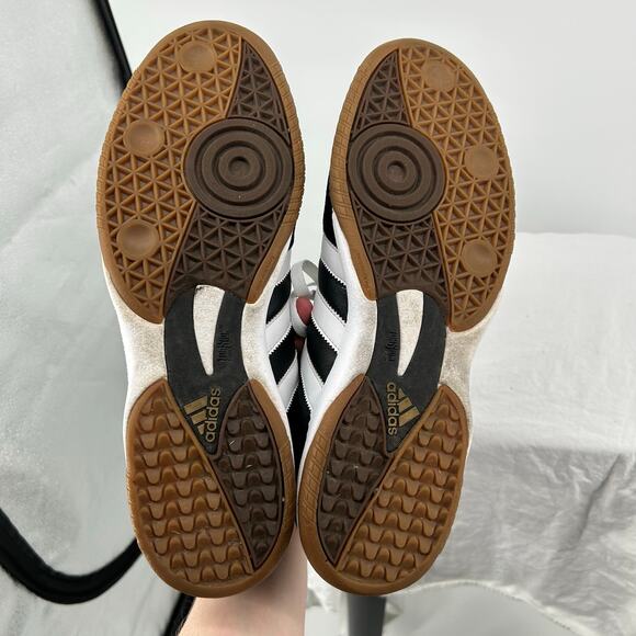 EUC Mens Black White Gum Adidas Samba Millennium Leather Shoes Sz 13.5 088559 main image 8